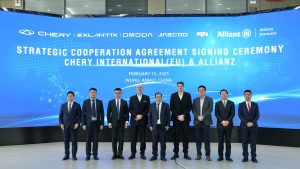 ALLIANZ PARTNERS Y CHERY INTERNATIONAL FIRMAN UN ACUERDO DE COLABORACIÓN ESTRATÉGICO